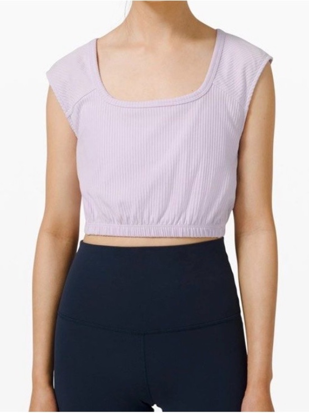 Cropped Ribbed Top
